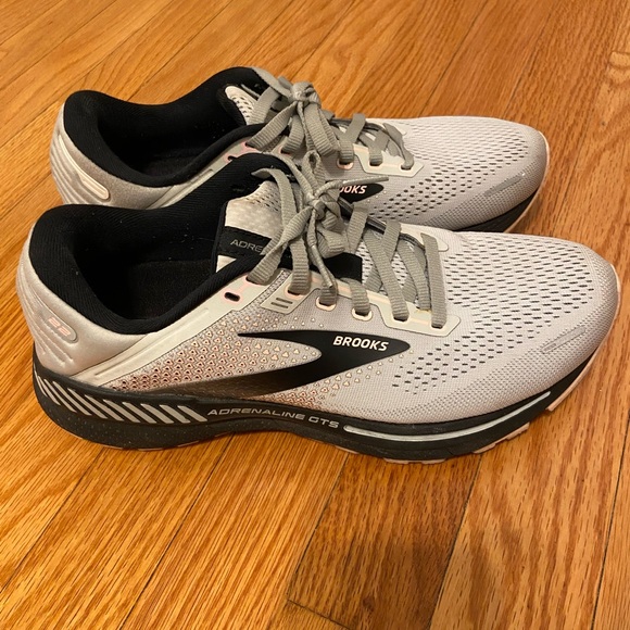 Brooks Adrenaline GTS Running Shoe Grey Size 9 - Picture 4 of 6